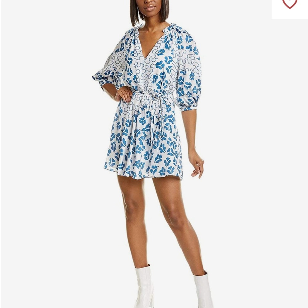 Rebecca Taylor Women's Long Sleeve Perla Petal Dress